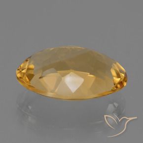 Citrino Laranja Dourado Profundo Natural 6.08ct, oval, VVS