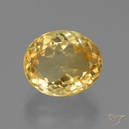 5.01ct Natural Dourado claro Citrino, oval, VS