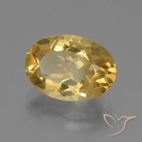 Citrino Laranja Dourada Natural 4.01ct, oval, VVS-VS