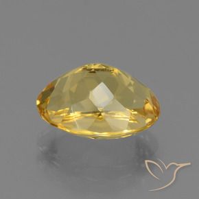 Citrino Dourado médio Natural 4.40ct, oval, VVS