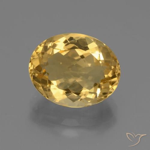 4.47ct Natural Laranja Dourada Citrino, oval, VVS