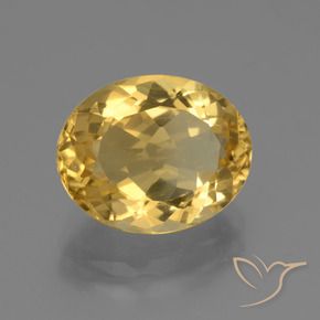 Citrino Laranja Dourada Natural 4.47ct, oval, VVS