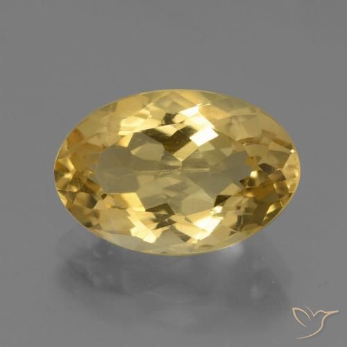 4.82ct Natural Dourado claro Citrino, oval, VVS
