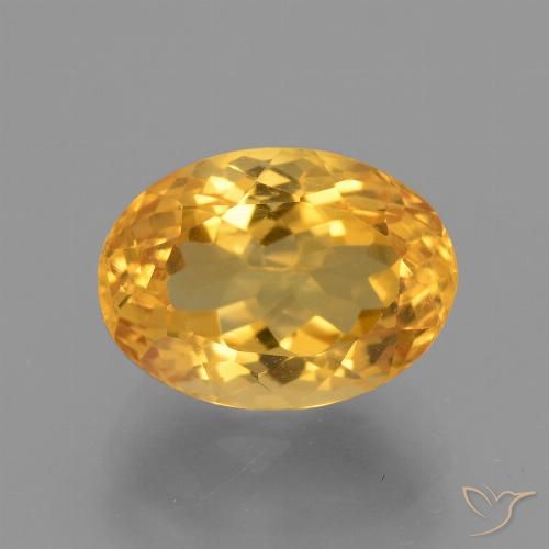 3.98ct Natural Dourado médio Citrino, oval, VVS