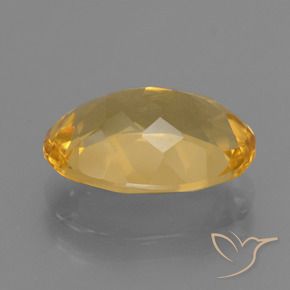 Citrino Laranja Dourado Profundo Natural 4.44ct, oval, VS