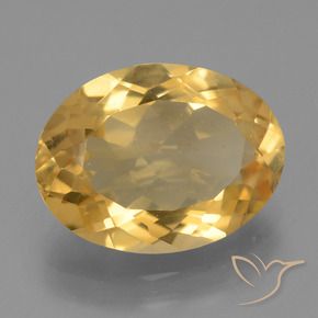 Citrino Ouro Natural 5.25ct, oval, VVS-VS