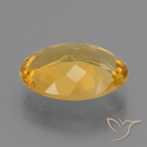 Citrino Laranja-Ouro Natural 4.44ct, oval, VS