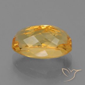 Citrino Laranja Dourada Natural 4.97ct, oval, VVS