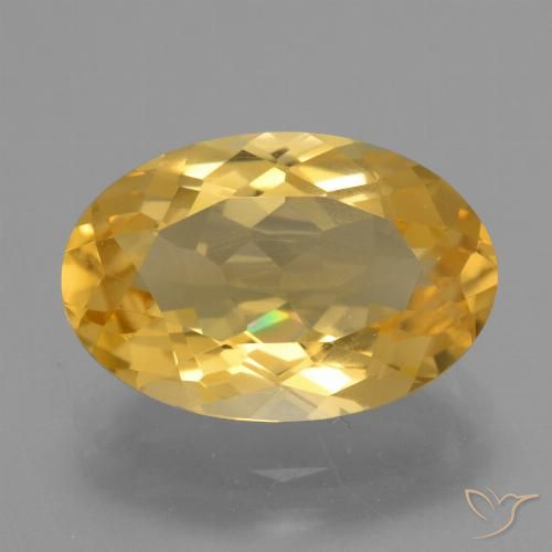 4.55ct Natural ouro brilhante Citrino, oval, VVS