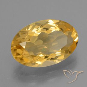Citrino ouro brilhante Natural 4.55ct, oval, VVS