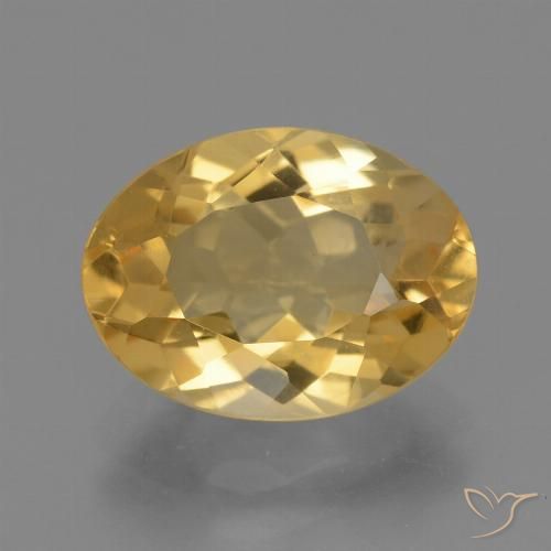 2.84ct Natural ouro brilhante Citrino, oval, VVS