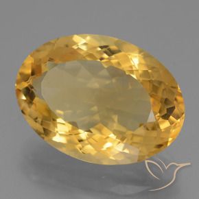 Citrino ouro brilhante Natural 12.44ct, oval, VVS-VS