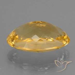 Citrino ouro brilhante Natural 12.44ct, oval, VVS-VS