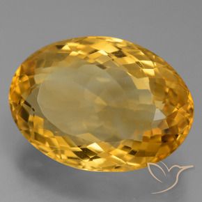 Citrino Laranja Dourado Profundo Natural 12.93ct, oval, VVS-VS