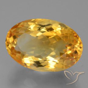 Citrino Laranja Dourada Natural 10.47ct, oval, VVS-VS