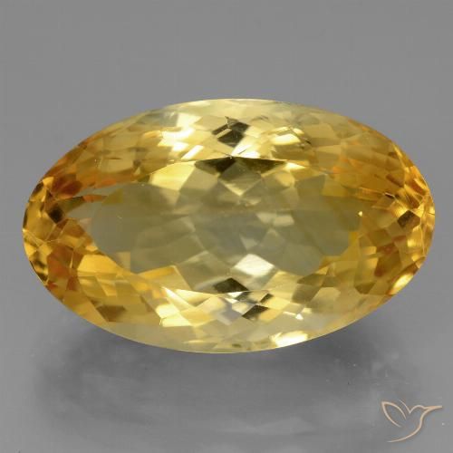 12.85ct Natural Dourado Escuro Citrino, oval, VVS