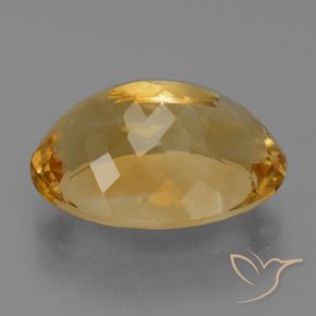Citrino Laranja Dourado Profundo Natural 10.94ct, oval, VVS