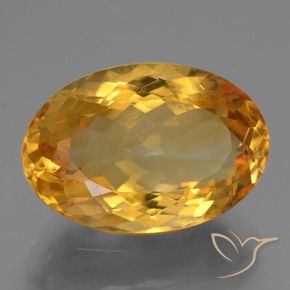 Citrino Laranja escuro-dourado Natural 9.46ct, oval, VVS-VS