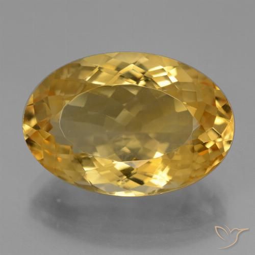 10.67ct Natural Dourado médio Citrino, oval, VVS