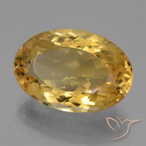 Citrino Dourado médio Natural 10.67ct, oval, VVS