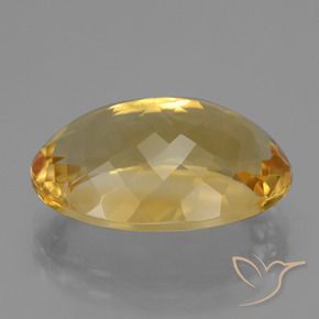 Citrino Dourado médio Natural 10.67ct, oval, VVS