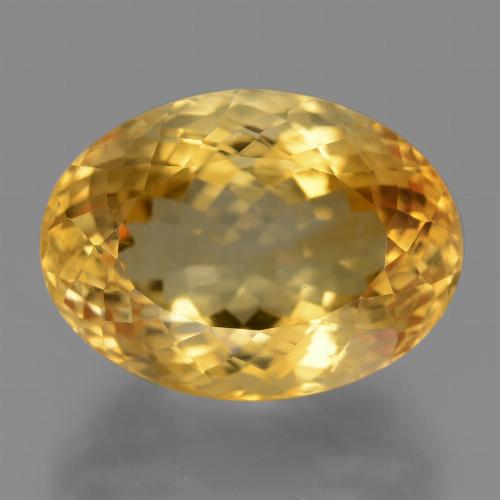 Citrino dourado natural 18,16ct, corte oval, VVS