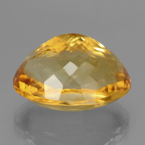 Citrino dourado natural 18,16ct, corte oval, VVS