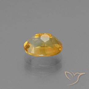 Citrino dourado natural 1,33ct, corte oval, VS