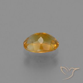 Citrino dourado natural 1,05ct, corte oval, VS