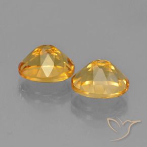 Pedras preciosas de Citrino Dourado Escuro natural de 5.50 ct, oval, VVS-VS