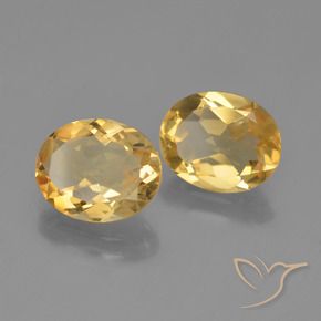 Pedras preciosas de Citrino Laranja Dourada natural de 4.11 ct, oval, VVS-VS