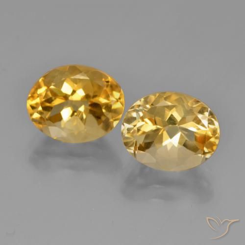 5.34ctw Natural Dourado Médio-escuro Citrino, oval, VVS