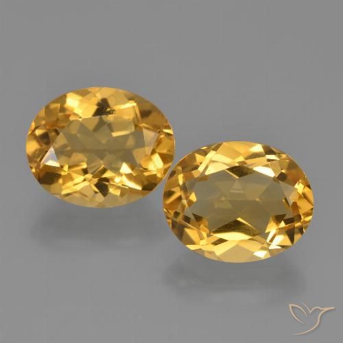 4.96ctw Natural Dourado Escuro Citrino, oval, VVS