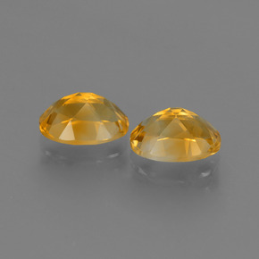 Pedras preciosas de citrino dourado natural de 2,38 ct, corte oval, VVS