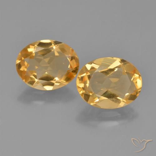 3.42ctw Natural Dourado Médio-escuro Citrino, oval, VVS-VS