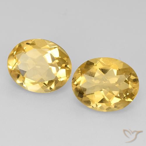 Pedras preciosas de Citrino Laranja Dourada natural de 4.26 ct, oval, VVS-VS