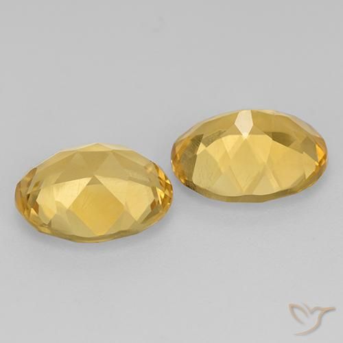 Pedras preciosas de Citrino Laranja Dourada natural de 4.26 ct, oval, VVS-VS
