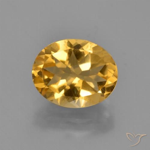 2.68ct Natural Laranja Dourado Profundo Citrino, oval, VVS-VS
