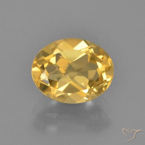 2.65ct Natural Laranja Dourada Citrino, oval, VVS
