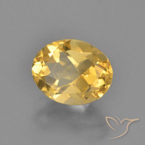 Citrino Laranja Dourada Natural 2.65ct, oval, VVS