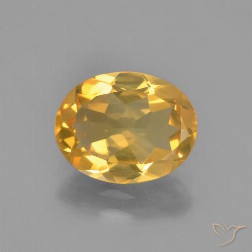 2.06ct Natural Dourado médio Citrino, oval, VVS-VS