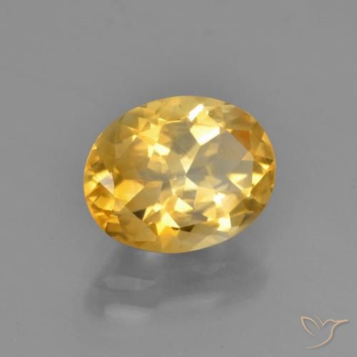 Citrino Dourado Natural 2.15ct, oval, VS