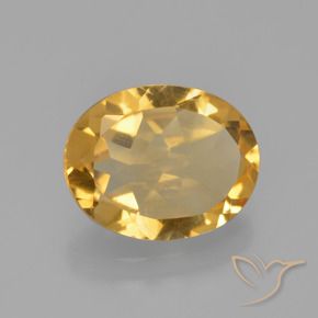 Citrino Dourado Médio-escuro Natural 2.09ct, oval, VS
