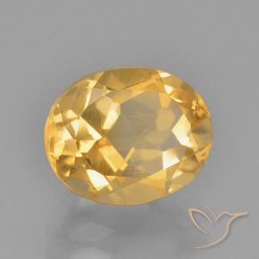 Citrino ouro brilhante Natural 2.57ct, oval, VS