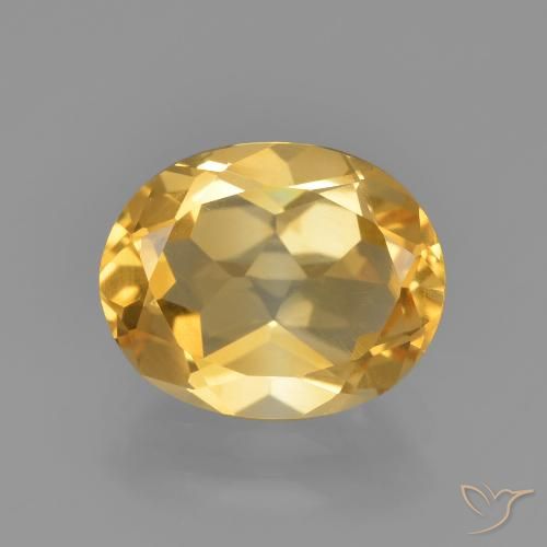 2.13ct Natural Dourado médio Citrino, oval, VVS-VS