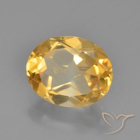 Citrino Dourado médio Natural 2.13ct, oval, VVS-VS