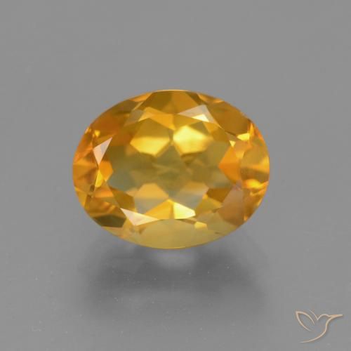 2.31ct Natural Laranja Médio Citrino, oval, VVS-VS