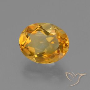Citrino Laranja-Ouro Natural 2.40ct, oval, VVS