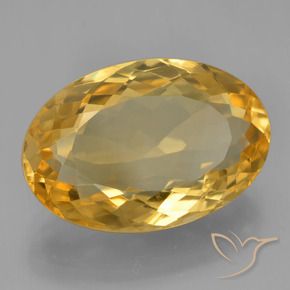 Citrino Dourado Médio-escuro Natural 9.54ct, oval, VVS