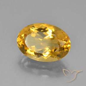 Citrino Laranja Dourada Natural 4.58ct, oval, VVS